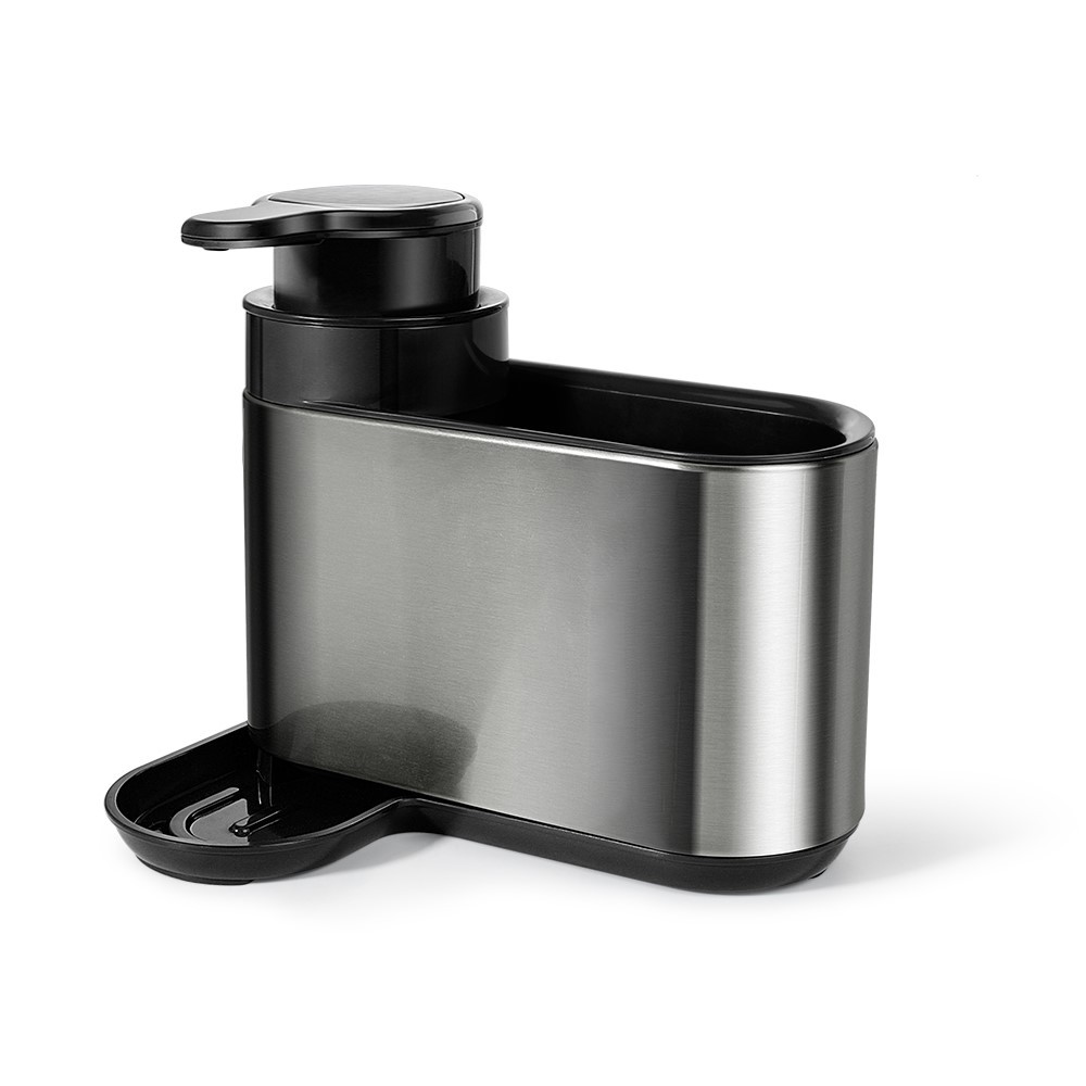 Organizador de Pia Com Dispenser de Sabão Inox Home Yikasa em Oferta na Shopee