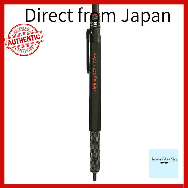 rOtring 600 Lápis Mecânico Verde Camuflagem 0.7mm 2119975 Premium Instrumento De Escrita Papelaria Feito Na Alemanha Caneta De Desenho Uso Profissional Esferográfica