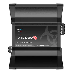 Módulo Amplificador Stetsom Vulcan 2000 Digital 2.000 W Rms Cor 2 Ohms