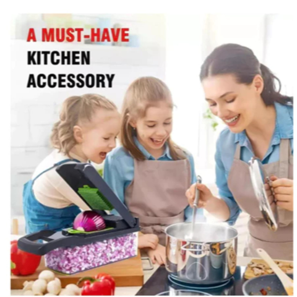 Fatiador Profissional Multifuncional De Aço Inoxidável 16 Em 1 Para Vegetais/Frutas/Legumes