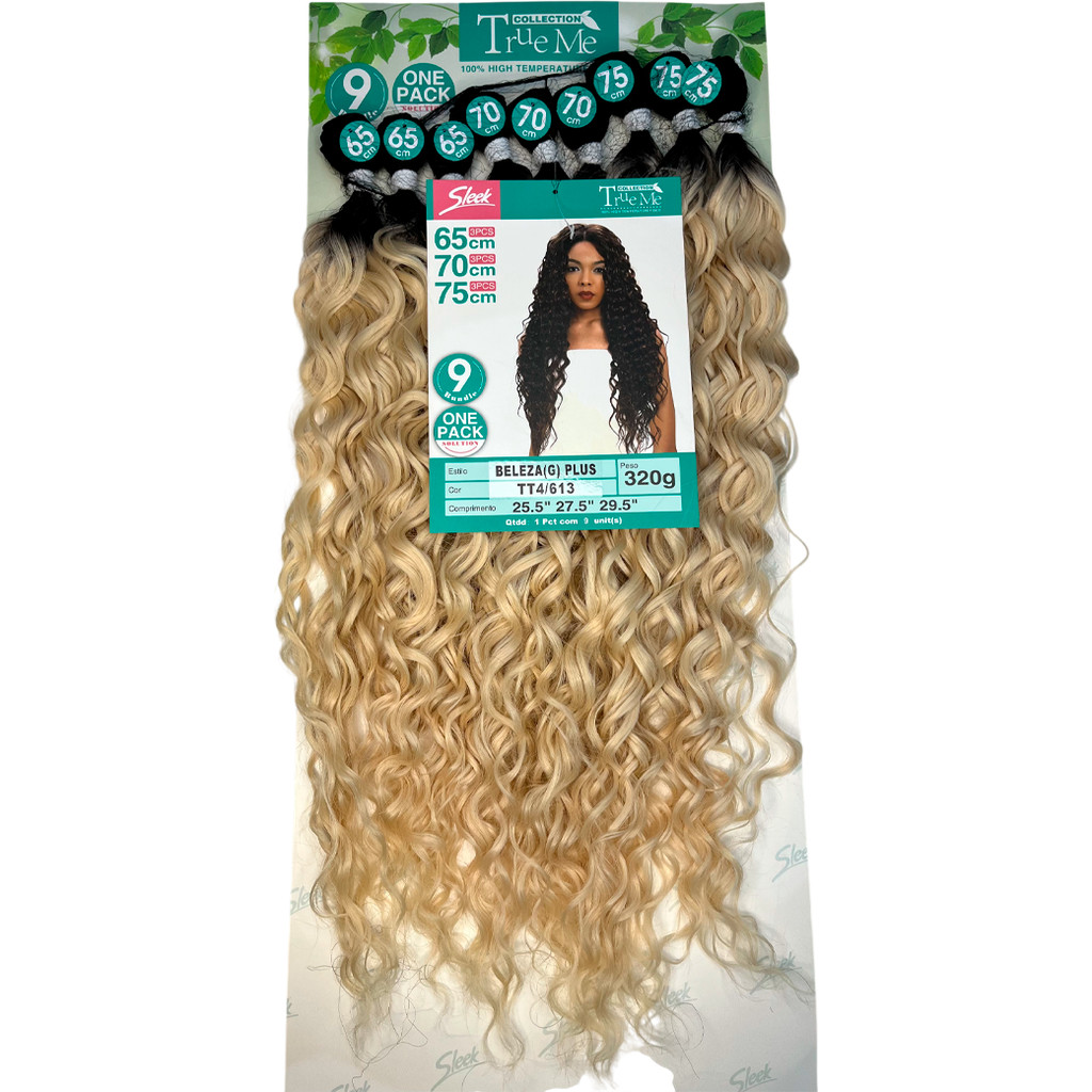 Cabelo Sleek - True Me Beleza(G) Plus Cor TT4/613 320g