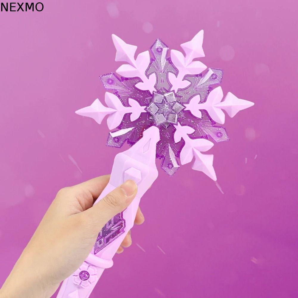 NEXMO Cosplay Snow Stick Princesa , ABS Ilumina Varinha De Floco De Neve , Bastões Brilhantes