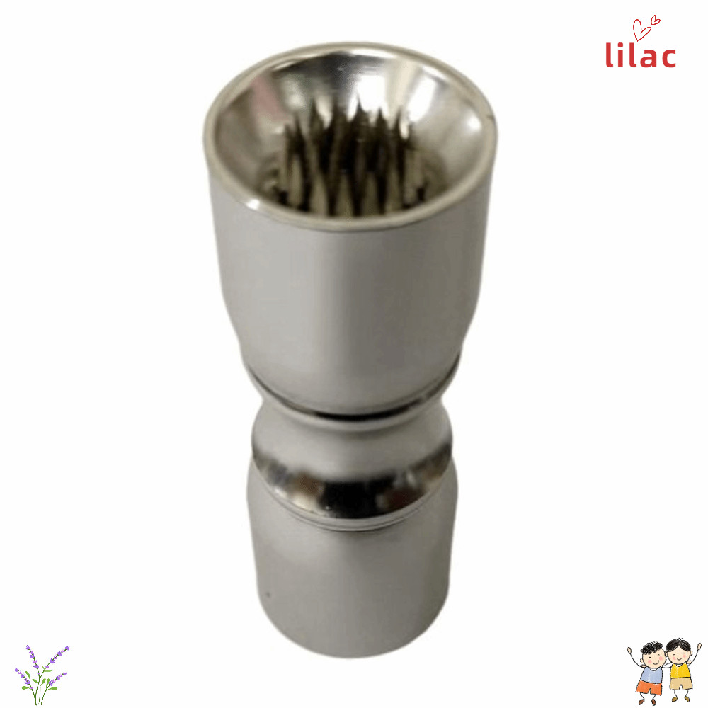 LILAC Cue Tip Shaper , End Texturizado Prata Snooker Pricker , Corpo Cilíndrico Alumínio Ferramenta De Reparo De Bilhar