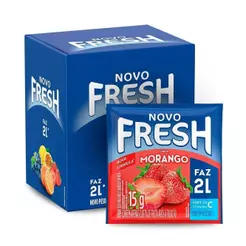 Refresco em Pó Fresh Morango 15g Display com 15 Unidades