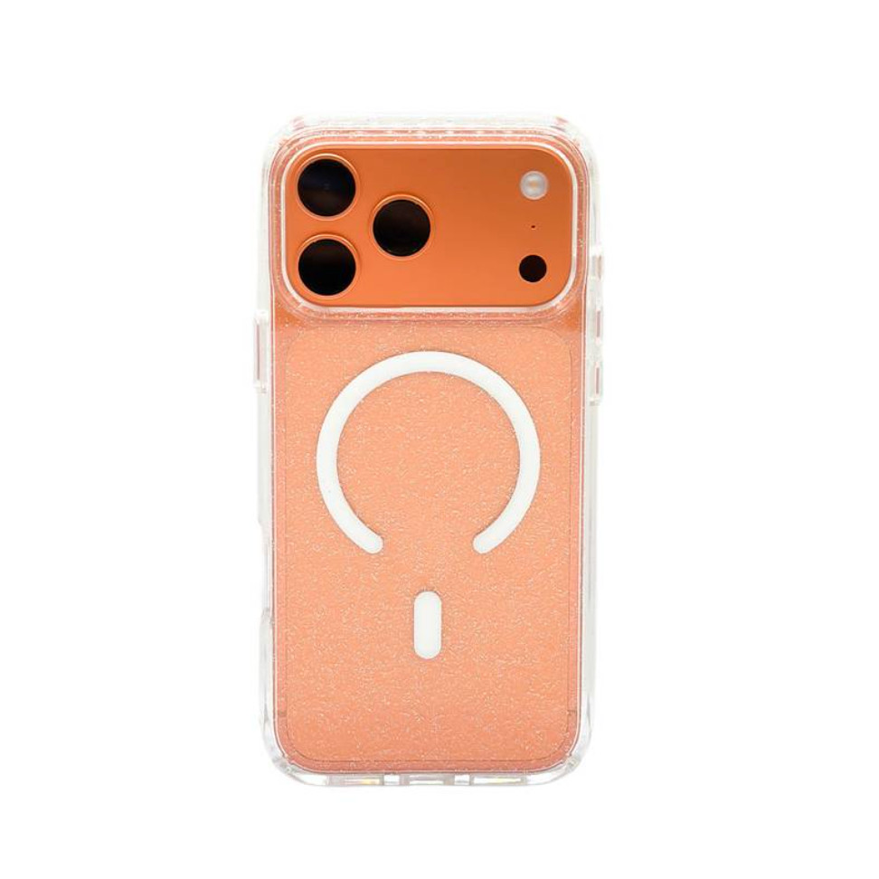 Case Para Iphone Ultra Clear Com Magsafe Gliter