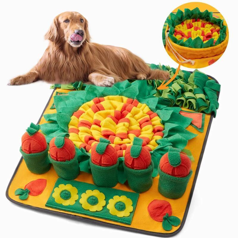 Puxando Cenouras Estilo Cão Exercício Snuffle Esteira Ow Comida Cobertor Cheirando Para Pet Brinquedos De Pelúcia Intera