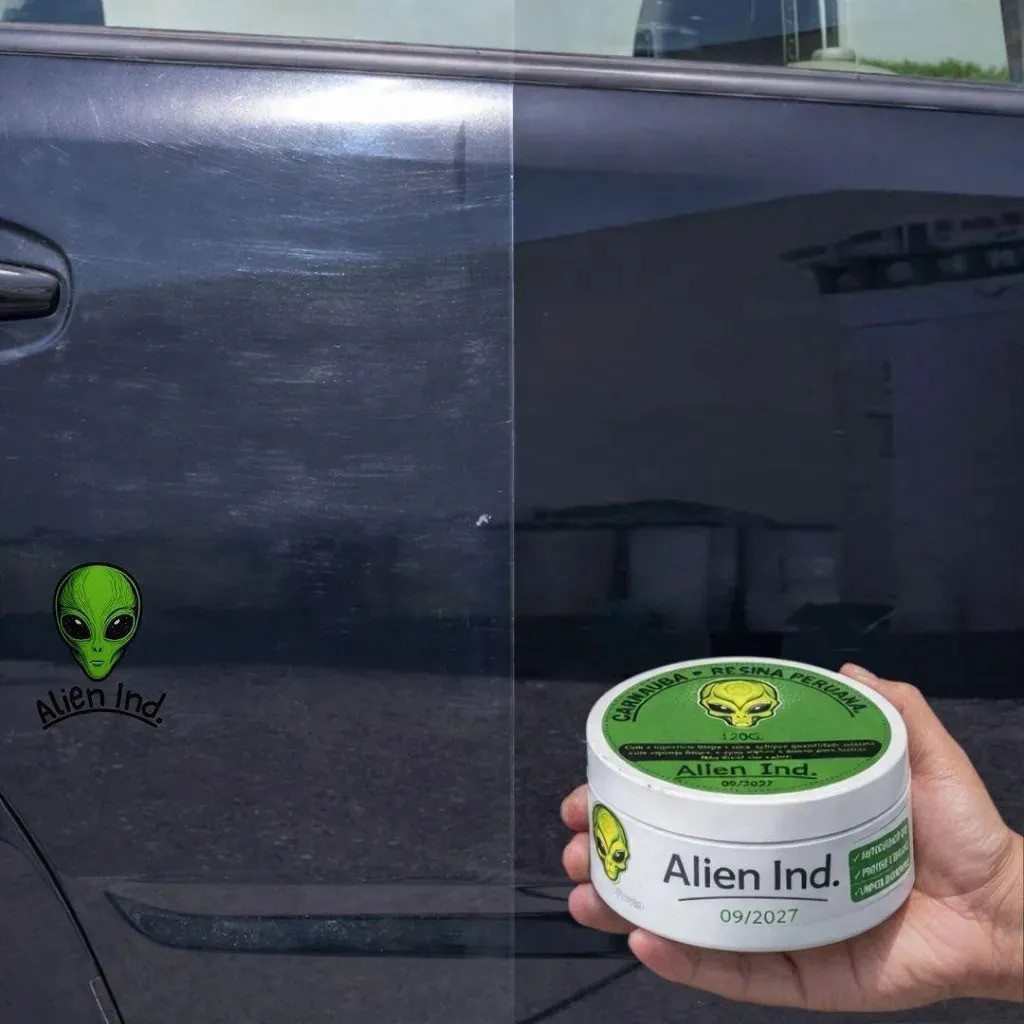 Kit 6 Produtos Estetica Automotiva Alien Ind Cera Polimento - Kit completo para estética automotiva — imagem 2 de 2