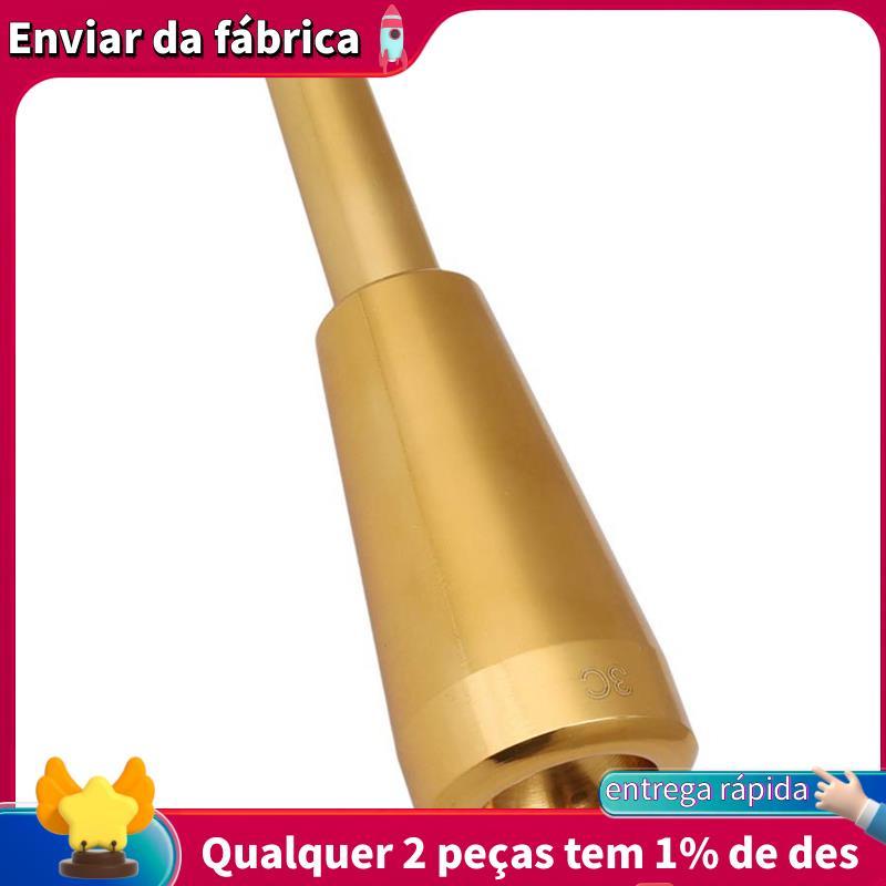 Bocal De Trompete 3C Gold Meg Metal Para Yamaha Ou Bach Conn E King C