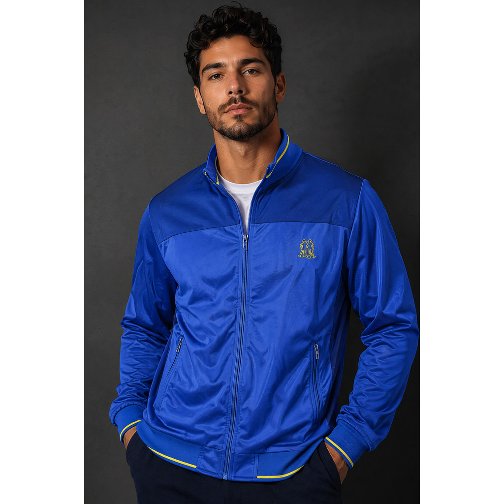 Jaqueta Brasil Esportiva Polo Wear Azul Médio
