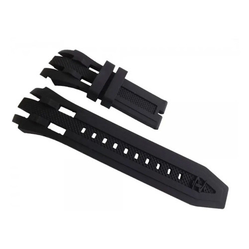 Pulseira Para Invicta Reserve Bolt 0976 0978 Frete Grátis Preta 2.6 Cm