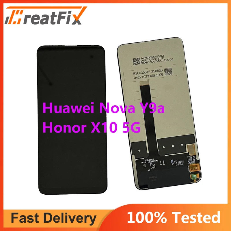 Para Honra X10 5G TEL-AN00 TN00 AN00a Display LCD Painel De Toque Digitador Assembléia Com Tela Quadro