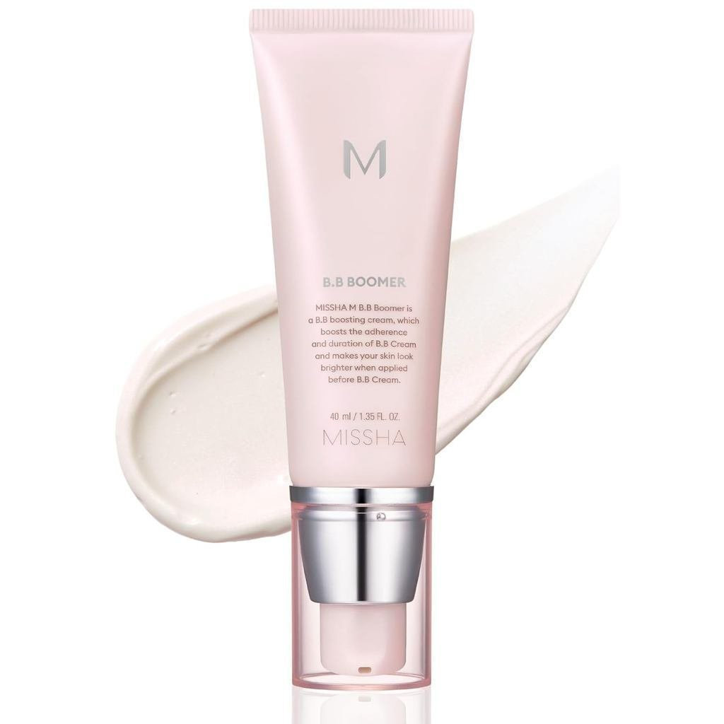 MISSHA M BB Boomer Primer for Face I Creamy-Soft, Illuminating Makeup Primer for Dewy Finish, Hydrating Radiant Cream, M