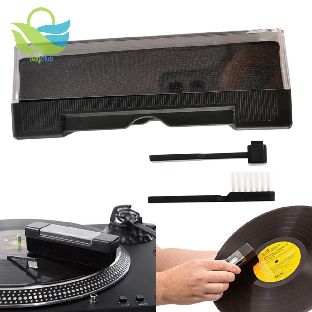 Conjunto Compacto De Limpador De Discos De Vinil De 3 Peças Para Limpeza De Toca-E [Bagclub.br]