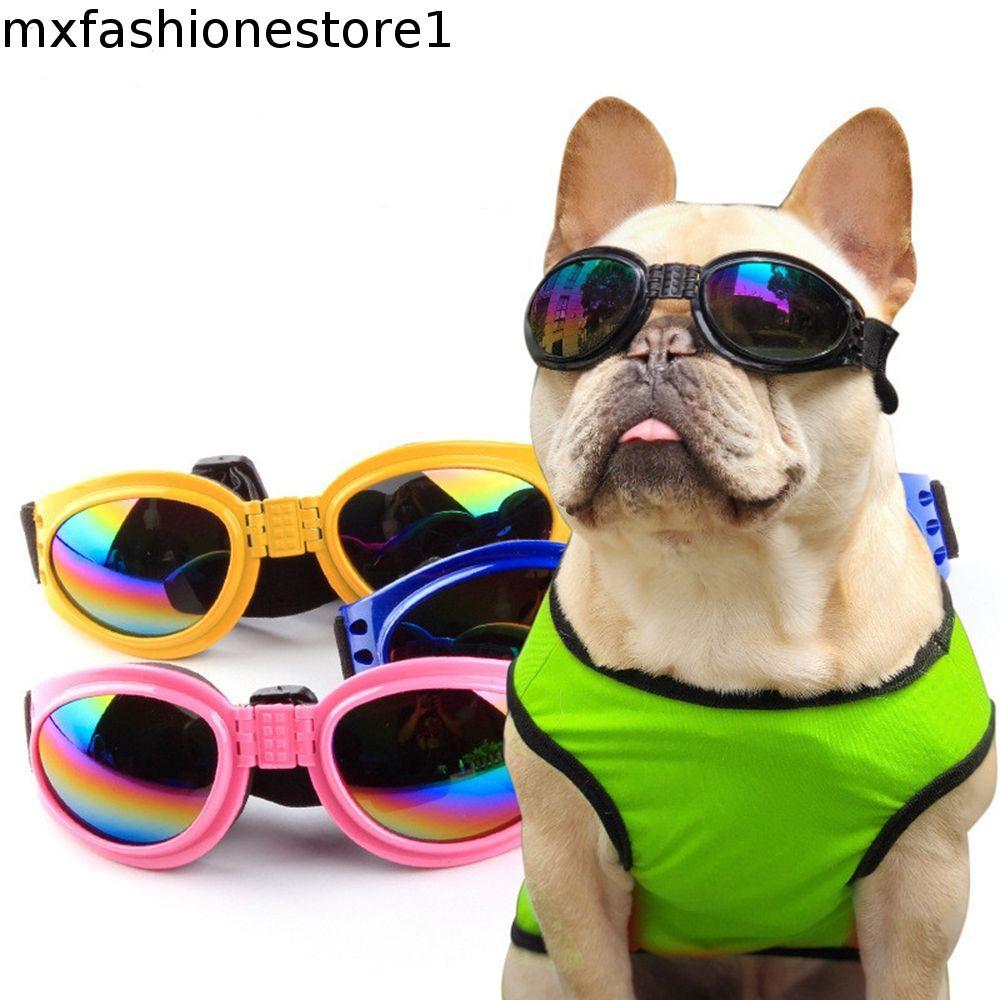 MXFASHIONE Óculos De Proteção Para Cães Médio Grande Cachorro À Prova De Vento D'água Dobrável UV