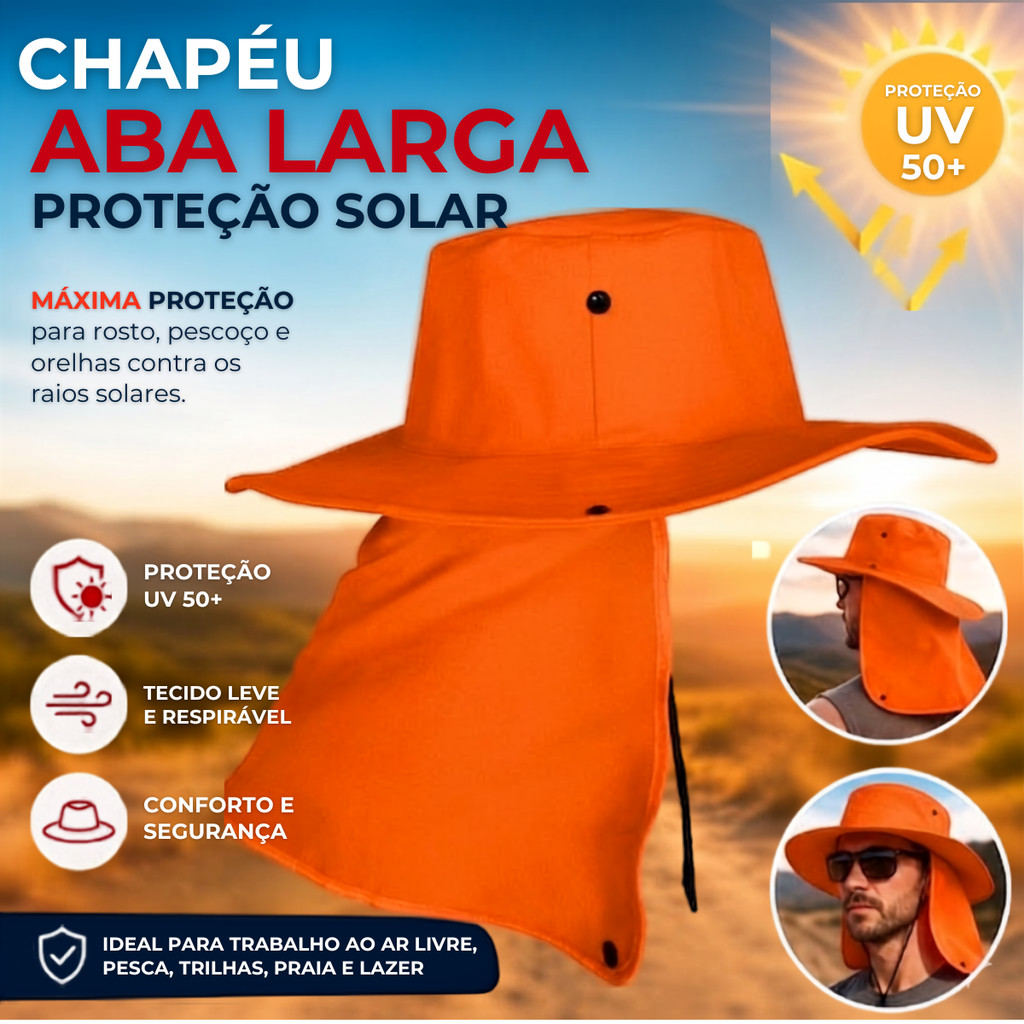 Chapéu Proteção Solar UV de Pesca Australiano Respirável para Camping e Caminhadas
