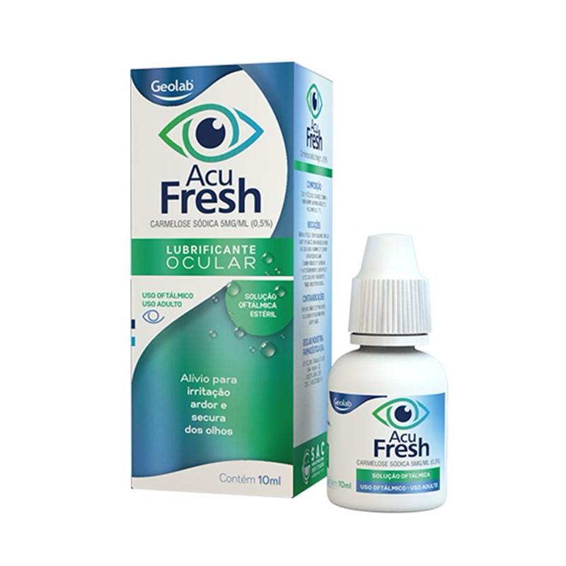Acu Fresh G Solução Oftálmica 10ml