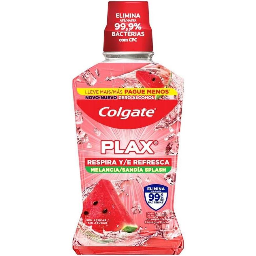 Enxaguante Bucal Colgate Plax Melancia Com 500ml