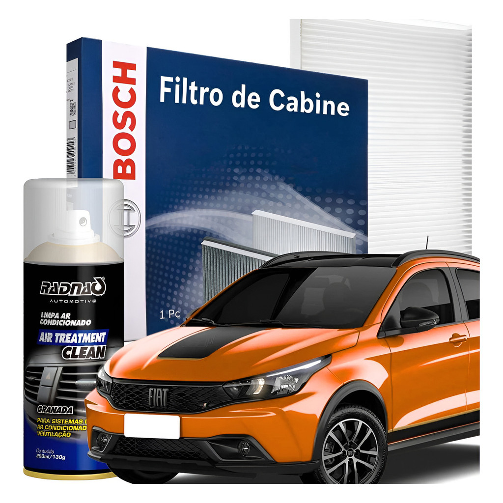 Filtro Ar Condicionado Bosch Com Spray Higienizador Argo em Oferta na Shopee