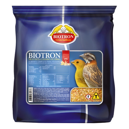 Ração Tico-tico E Canário Da Terra - 500g Biotron