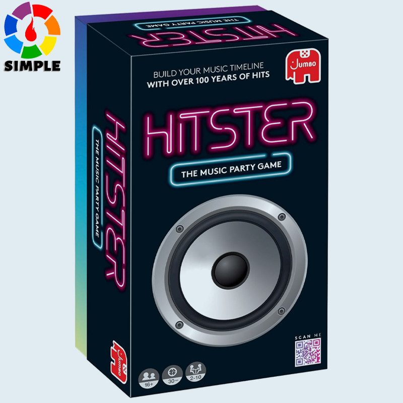 Jumbo Hitster: The Ultimate Party Game for Adults | 2-10 Players | Ages 16+ | 300+ Iconic Hits, Card Game