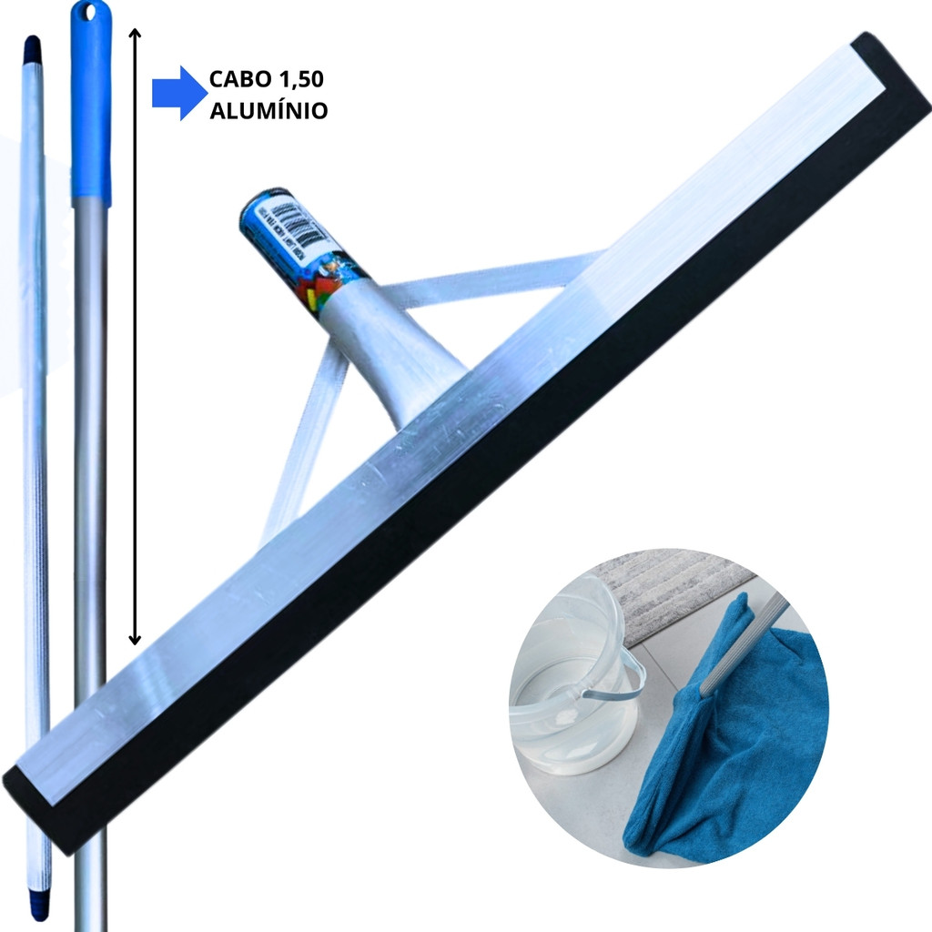 Rodo Alumínio 30CM E.V.A Duplo Leve Reforçado Com Cabo 1,50 Alumínio Extensor em Oferta na Shopee