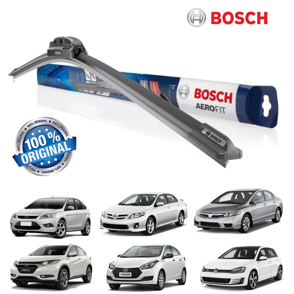 Palheta Bosch Aerofit AF16 400mm Original para Focus Civic HB20 Corolla Vários Veículos Alta Qualidade Envio Imediato