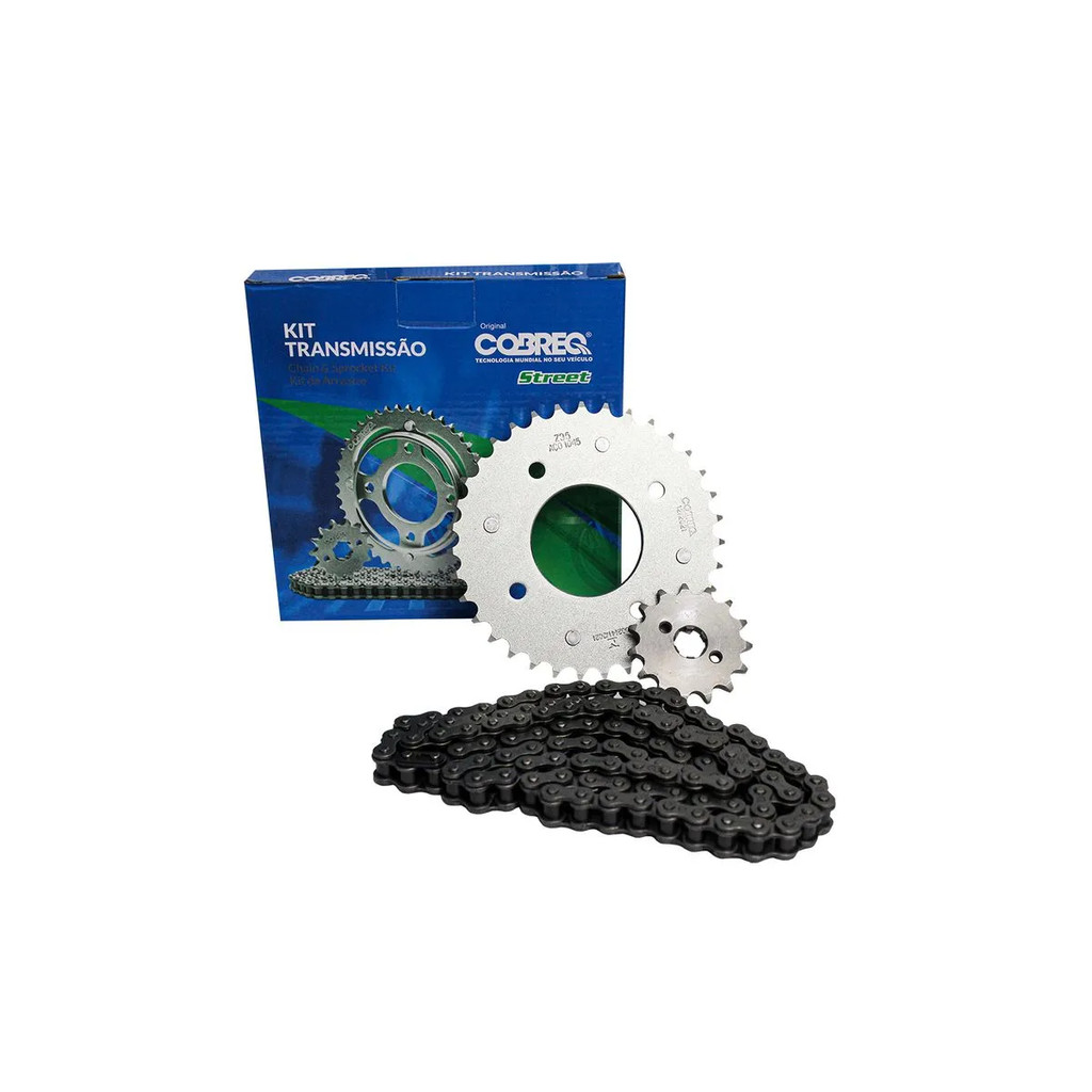 Kit Relação Transmissão Cobreq Honda Titan 150 Fan 150 em Oferta na Shopee