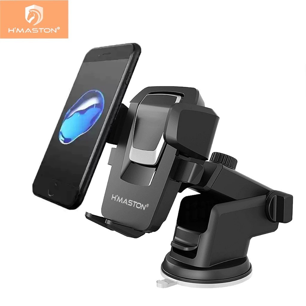 KIT3/2 H'maston CJ-02/CJ-78 Suporte Celular GPS Veicular Carro Automóvel Saída Grampo Ajustável 360°