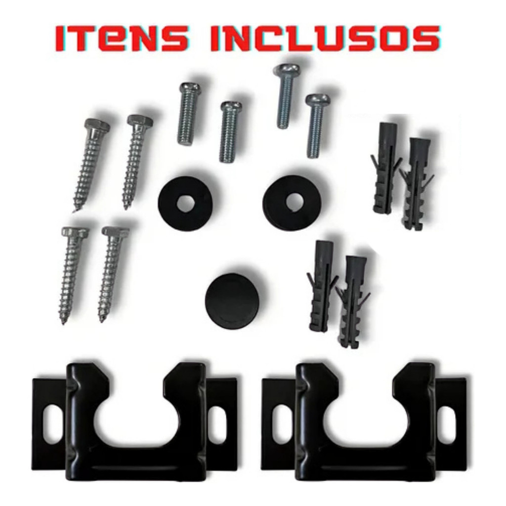 4 Suporte Para Tv Fixo Led Lcd Universal 10 A 90 Polegadas Ate 40kg — imagem 2 de 2