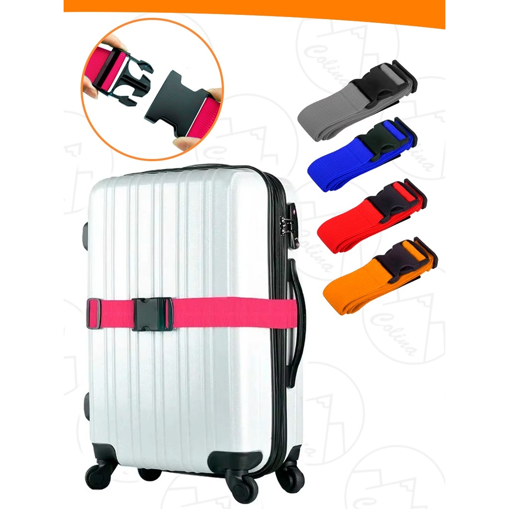 Cinta Para Mala De Viagem Fivela Proteção Bagagem Segurança Anti Furto  Nano Shop em Oferta na Shopee