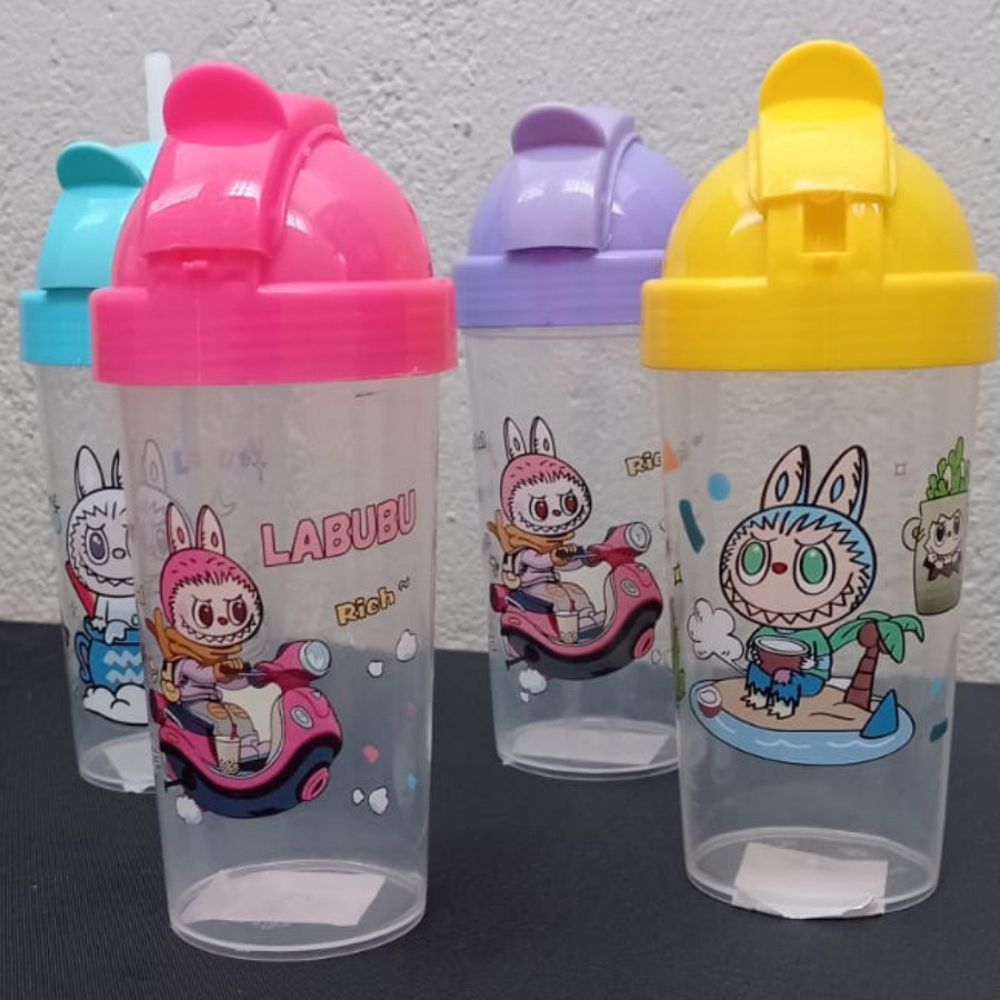 Copo Com tampa e Canudo Com Estampa Divertida Capacidade 260 ML em Oferta na Shopee