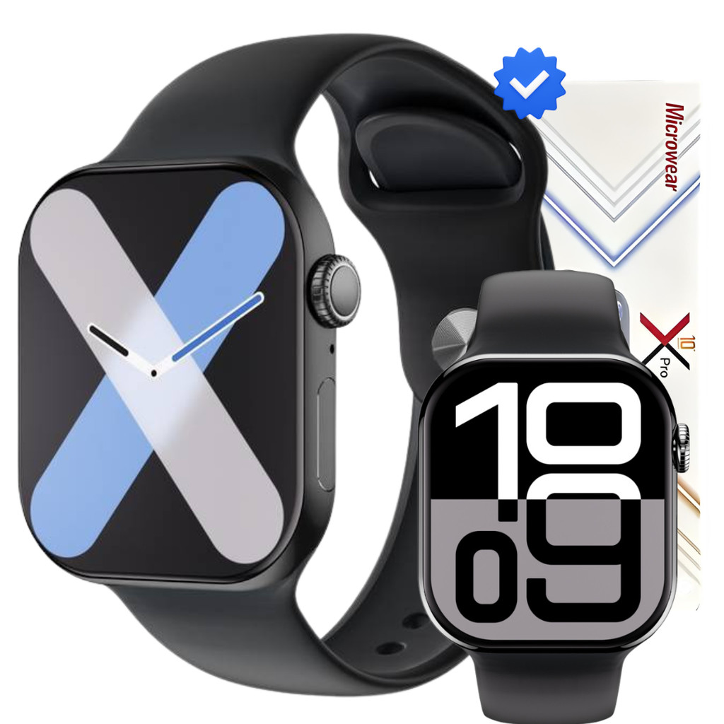 Lançamento 2025 Smartwatch S10 X PRO Microwear 47mm  NFC  Tela Curva Amoled 2.08    GPS  1GB Memória  Funções Avançadas
