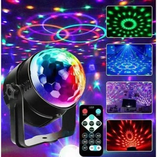 Projetor LED Mini Globo Jogo de Luz Giratorio Festa Led Rgb Aniversario Balada Bar Karaoke Eventos Lâmpada bola mágica