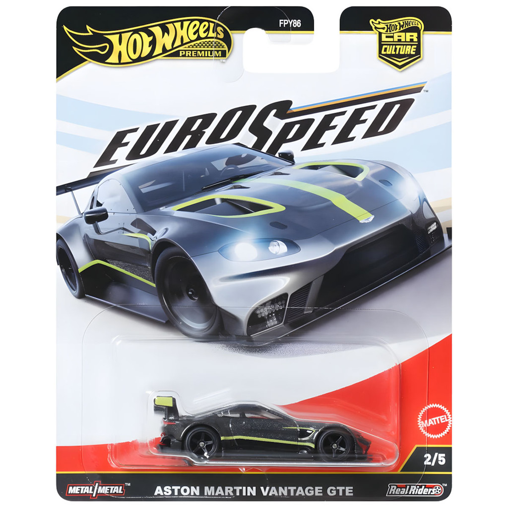 Hot Wheels Mattel Car Culture Premium Euro Speed 2/5 Aston Martin Vantage GTE (2025)