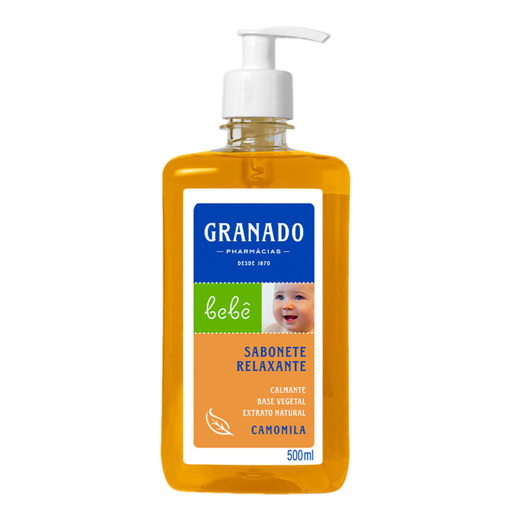 Sabonete Líquido Infantil Granado Bebê Camomila 500ml