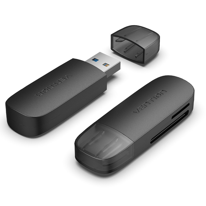 Pendrive Leitor De Cartão 2 em 1 USB 3.0 - SD + TF Vention