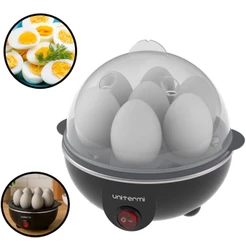 Cozedor De Ovos Portátil Elétrico Automático A Vapor 7 Ovos Unitermi