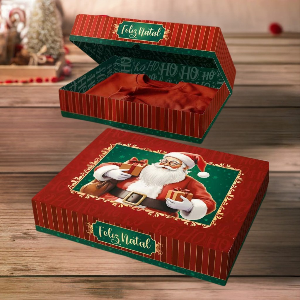 20 CAIXA PRESENTE NATAL P 17X13X4,5 - NOEL 5739 (NATAL 2025 IDEIA) (CHOCO)