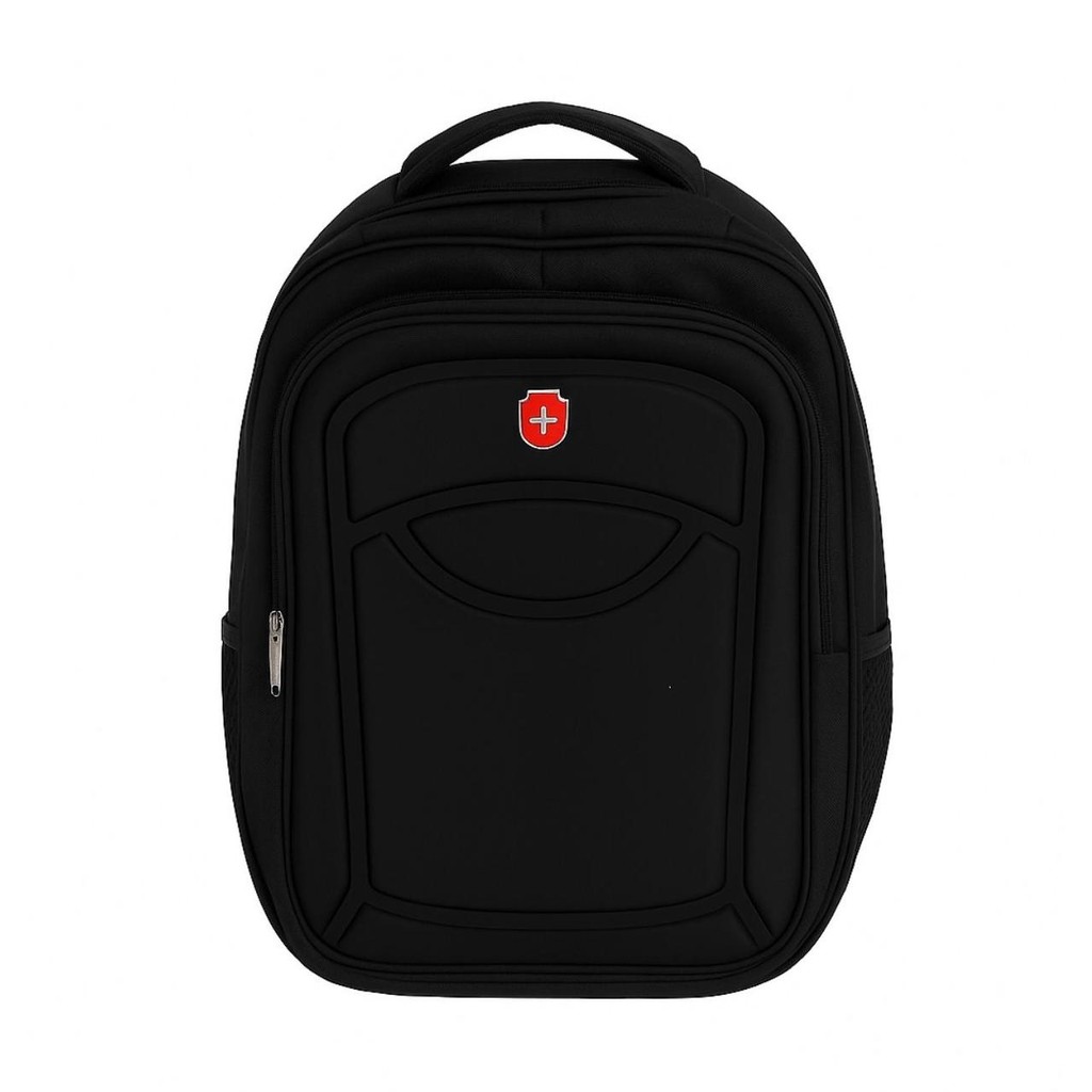 Mochila toda Preta Executivo Poliéster EVA Notebook até 18"