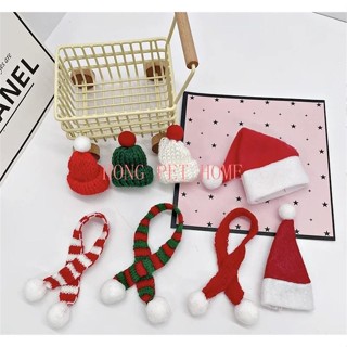 Mini Gorro de Natal de Lã – Enfeites Artesanais para Árvore e Decoração Festiva em Oferta na Shopee