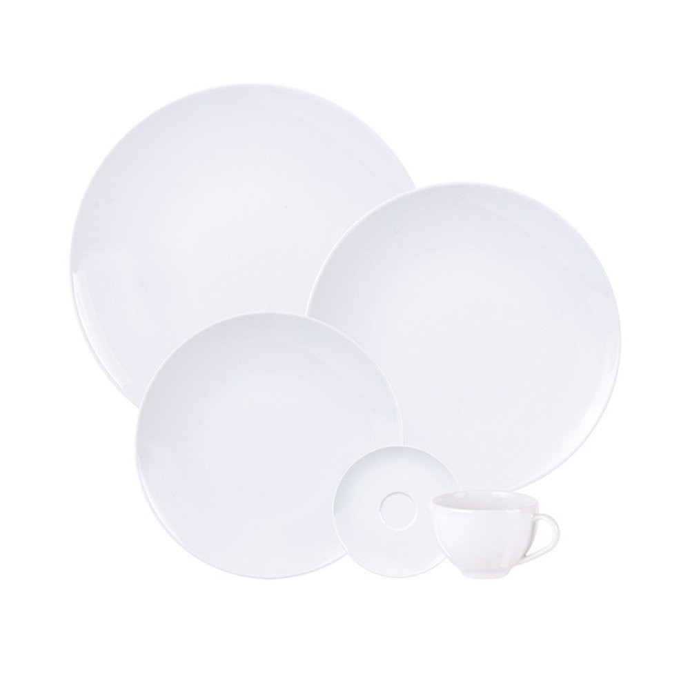 Aparelho de Jantar Porcelana Branco: Onde Comprar | BuscaProdutos