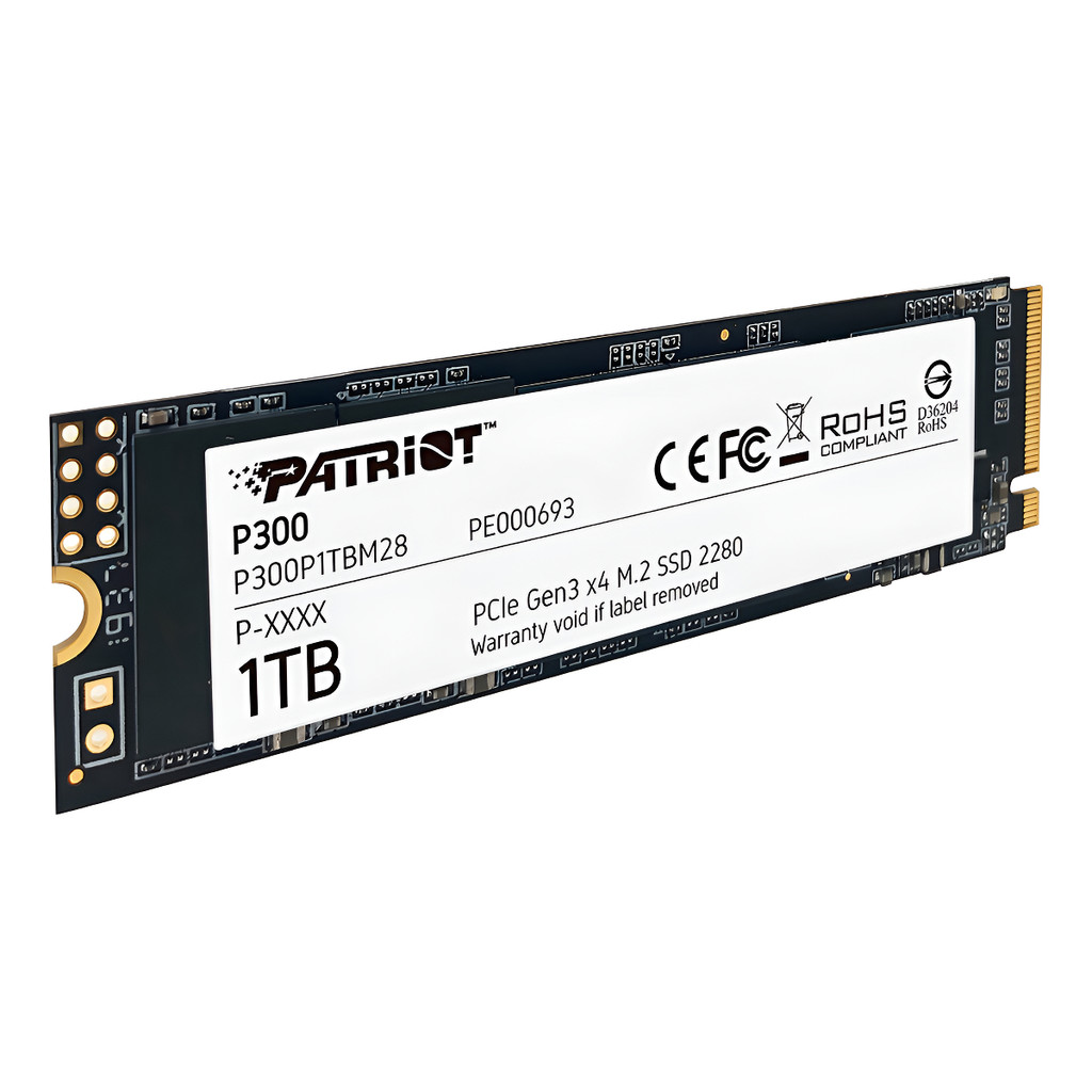 ssd 1tb Nvme M.2  Patriot P300 2280 Nvme Pcie