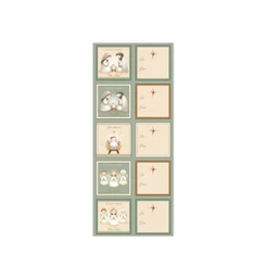 Adesivo Quadrado - Natal Belem - 4x4cm - 10 unidades - Cromus - Rizzo