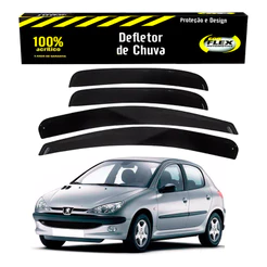 Jogo Calha Defletor Chuva 206 4 Portas 1.4 2004 A 2009