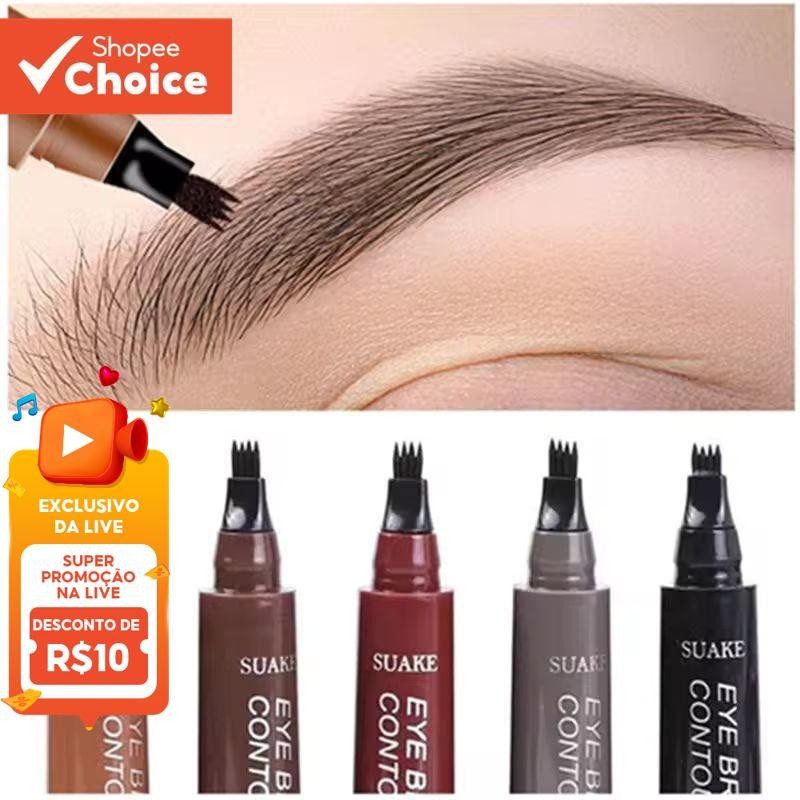 Lápis De Sobrancelha Líquido À Prova D'água De 5 Cores , De Longa Duração , Definição Natural , Maquiagem Barata .