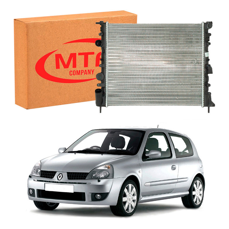Radiador Agua Mtf Clio 1.0 1.6 2003 A 2008 em Oferta na Shopee