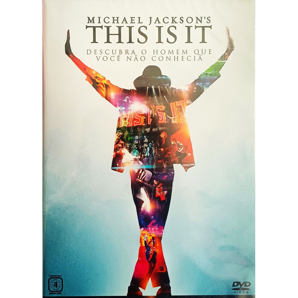 DVD Michael Jackson's: This Is It! (Concerto) - Original, Lacrado de Fábrica