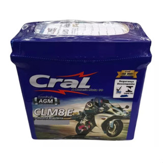Bateria 8Ah CLM8E CRAL Suzuki YES 125 em Oferta na Shopee