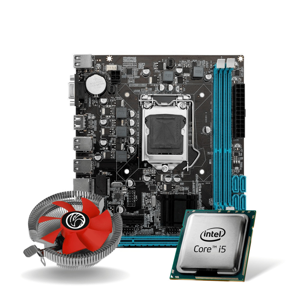 Kit Pl Mãe H61 + Processador I5 3470 + Cooler