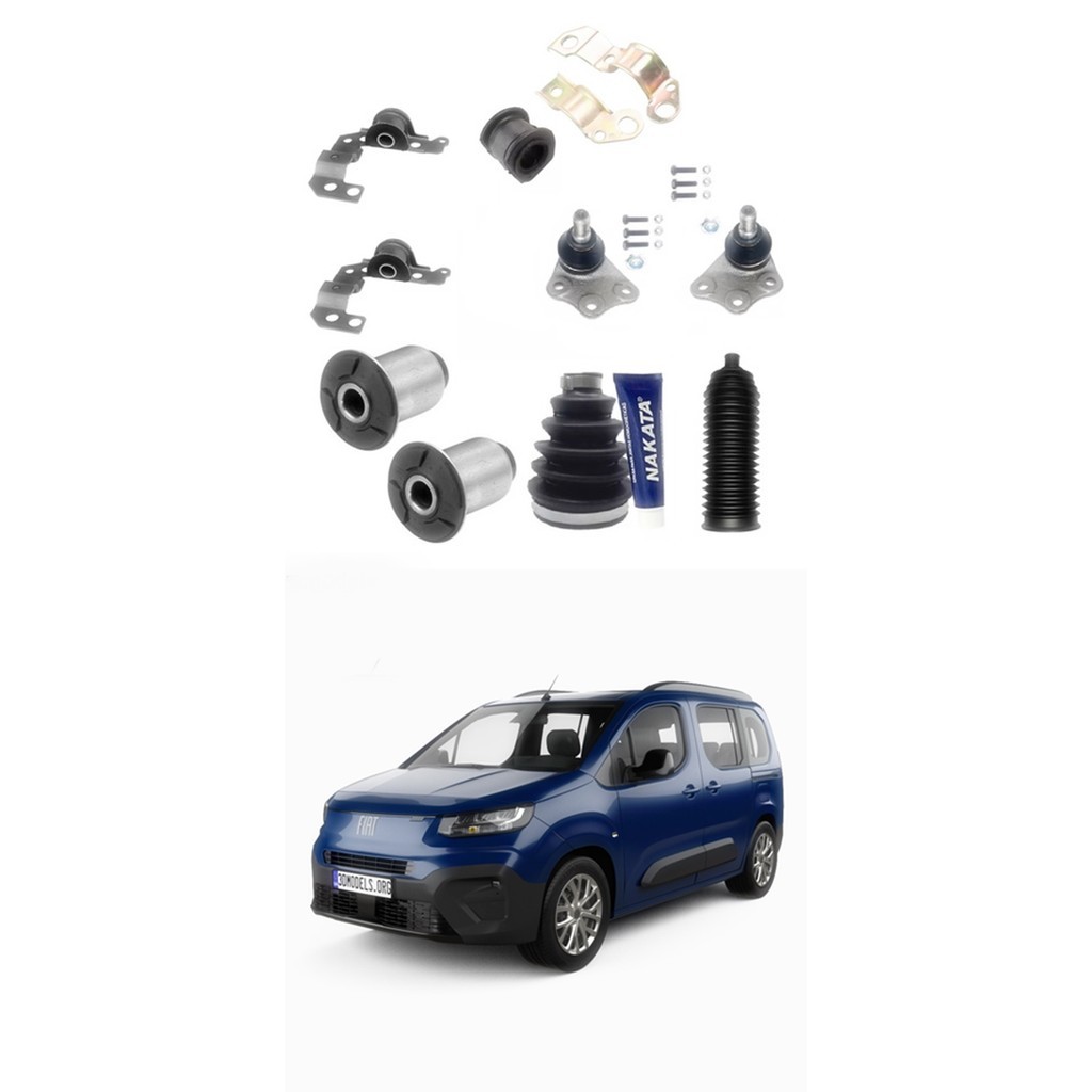 Bucha Bandeja+mancal+calço+kit Barra+coifa Doblo1.3 16v 2006